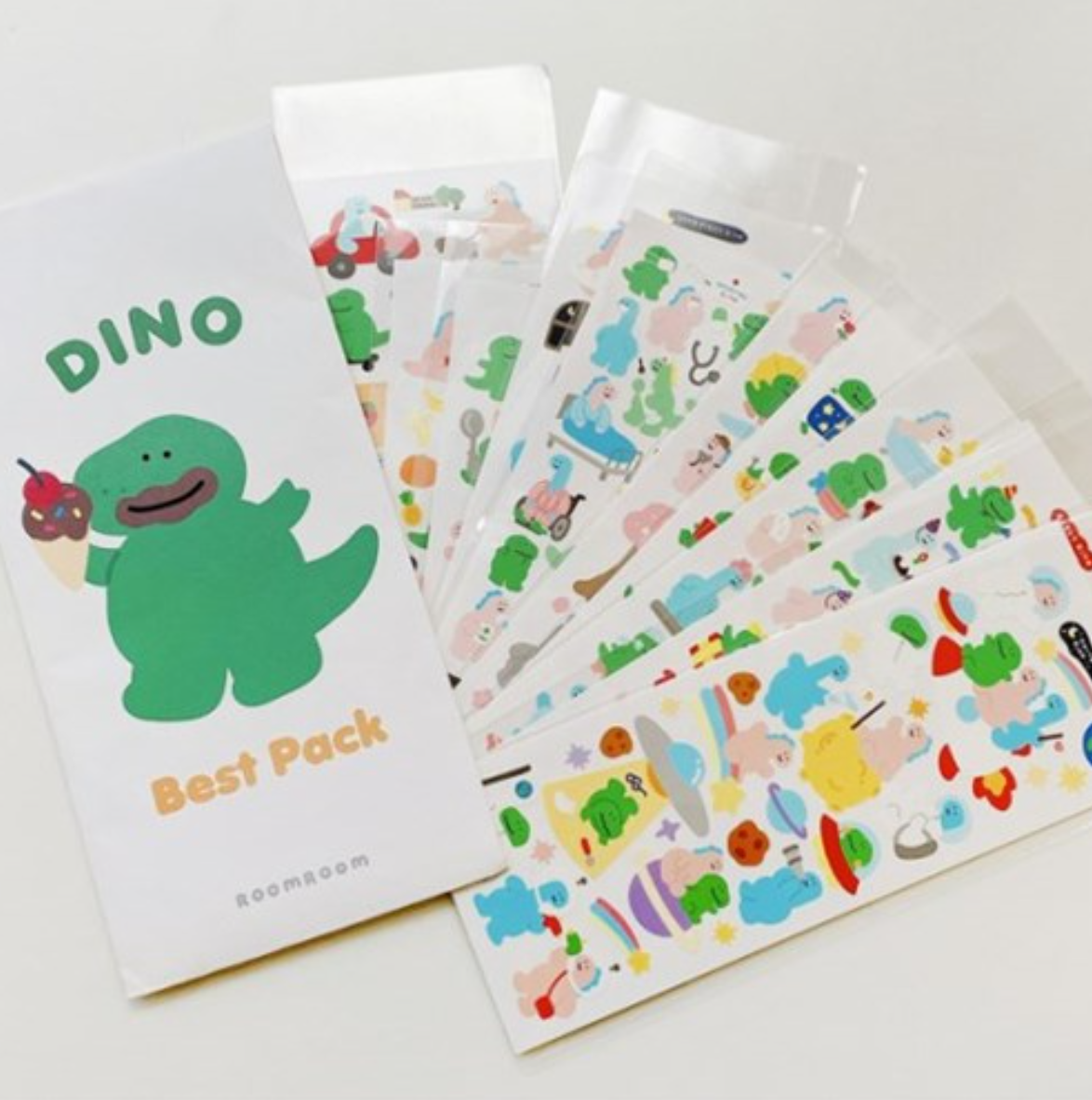 |ROOM ROOM| Dino Sticker Pack