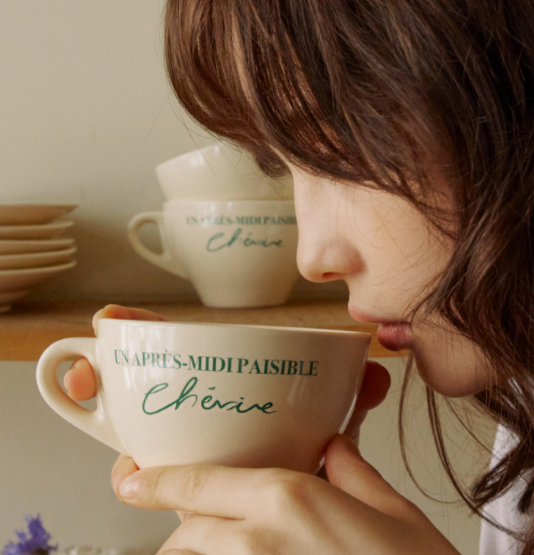 |HOTEL PARIS CHILL| Lazy Vibes Coffee Cup (Green)