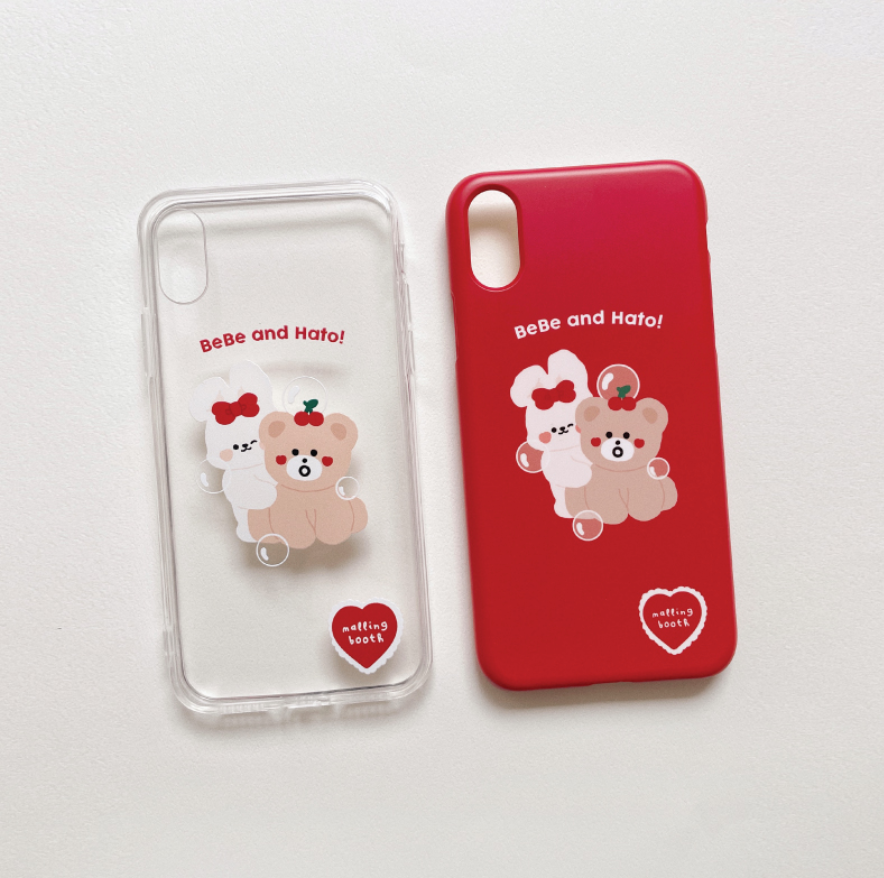 |maling booth| Bebe and Hato Phone Case