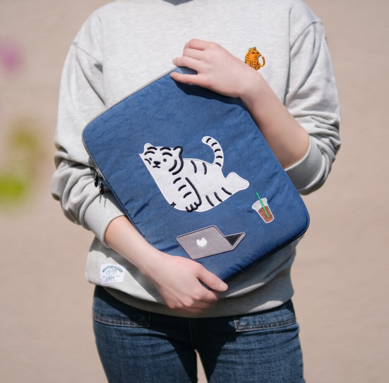 |MUZIK TIGER| It's Okay Laptop Case/ Ipad Pouch