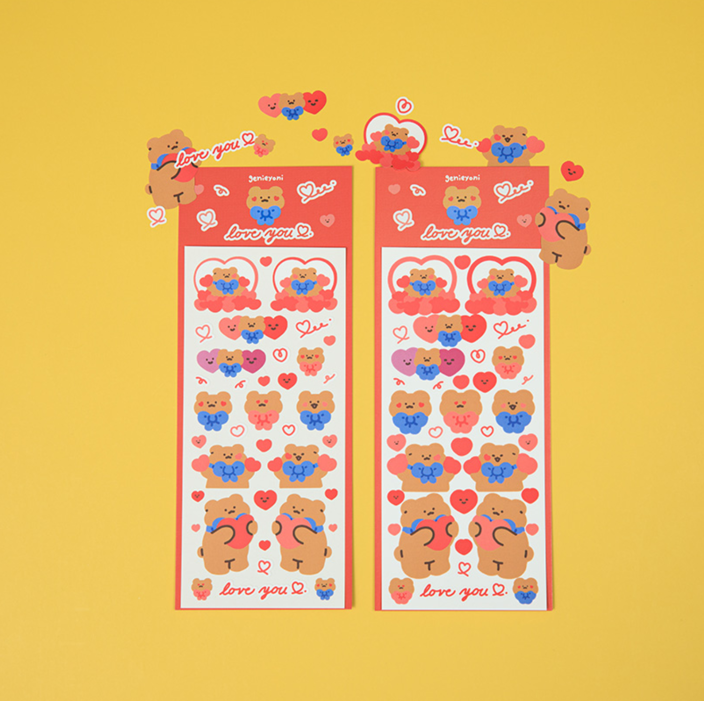 |genie yoni| Happy Bear Sticker