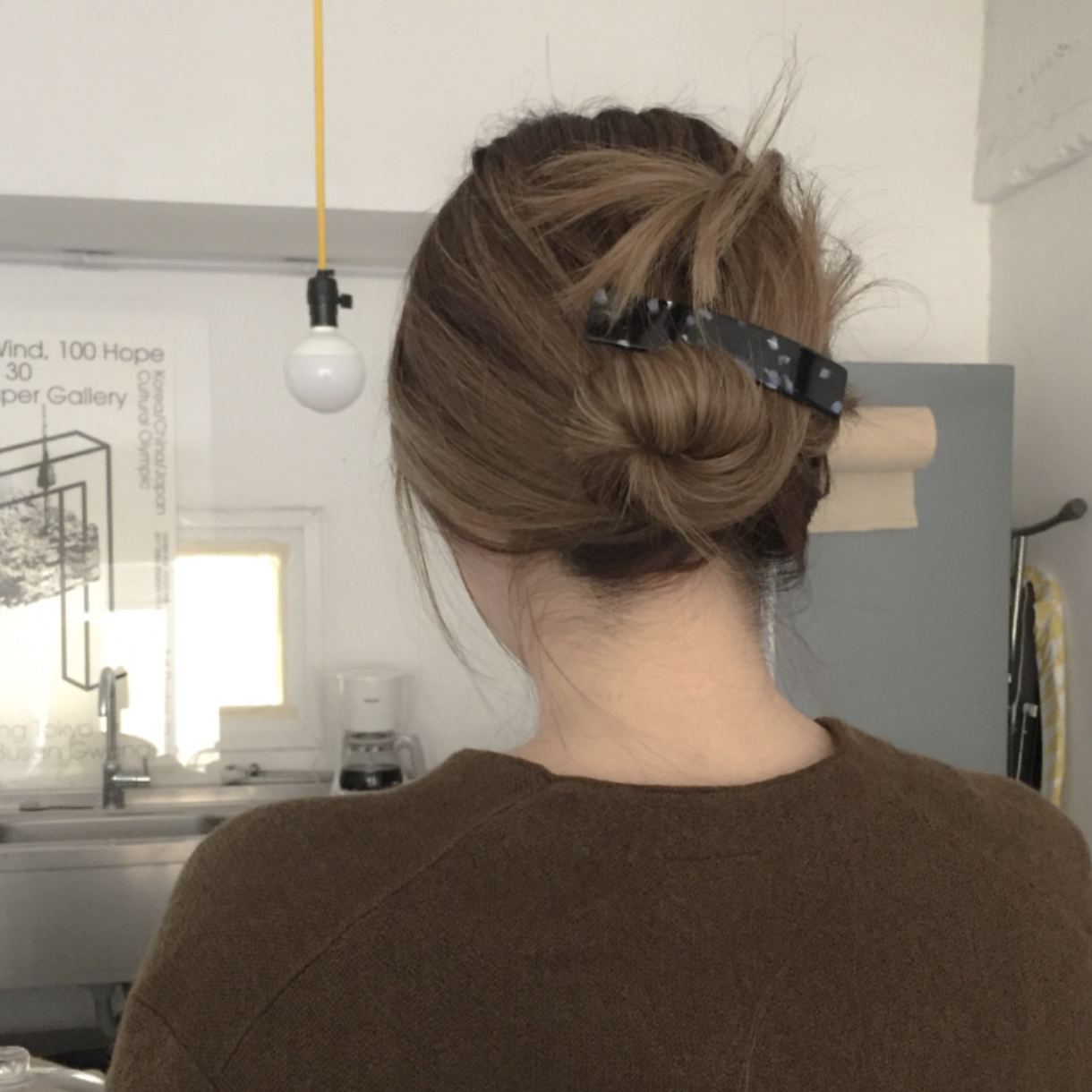 |moat| Marble Hairpin - 92