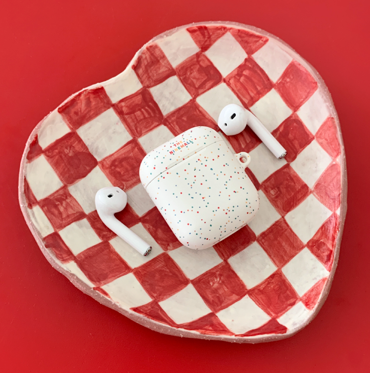 |THENINEMALL| Rainbow Sand Pattern AirPods Case