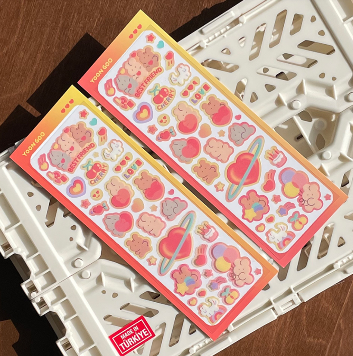 |YOON GOO| Heart Twinkle Sticker