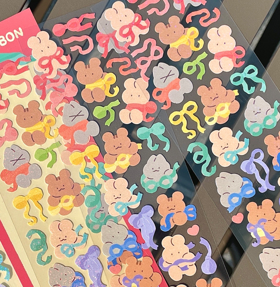 |YOON GOO| Ribbon Sticker
