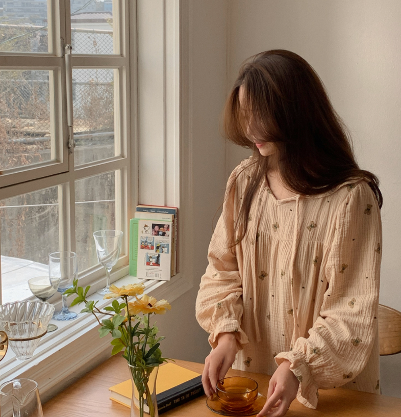 |Juuneedu| Romantic Mandy Bear Cotton Pyjamas