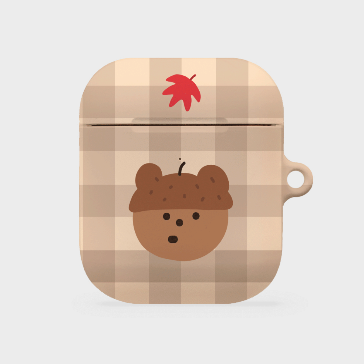 |THENINEMALL| Pattern Acorn Gummy AirPods Hard Case