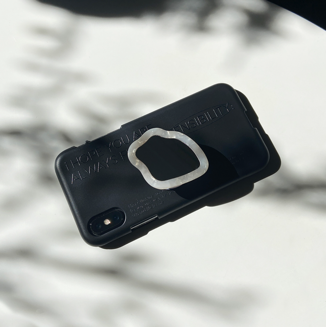 |Notful| Hope Black Jelly Case