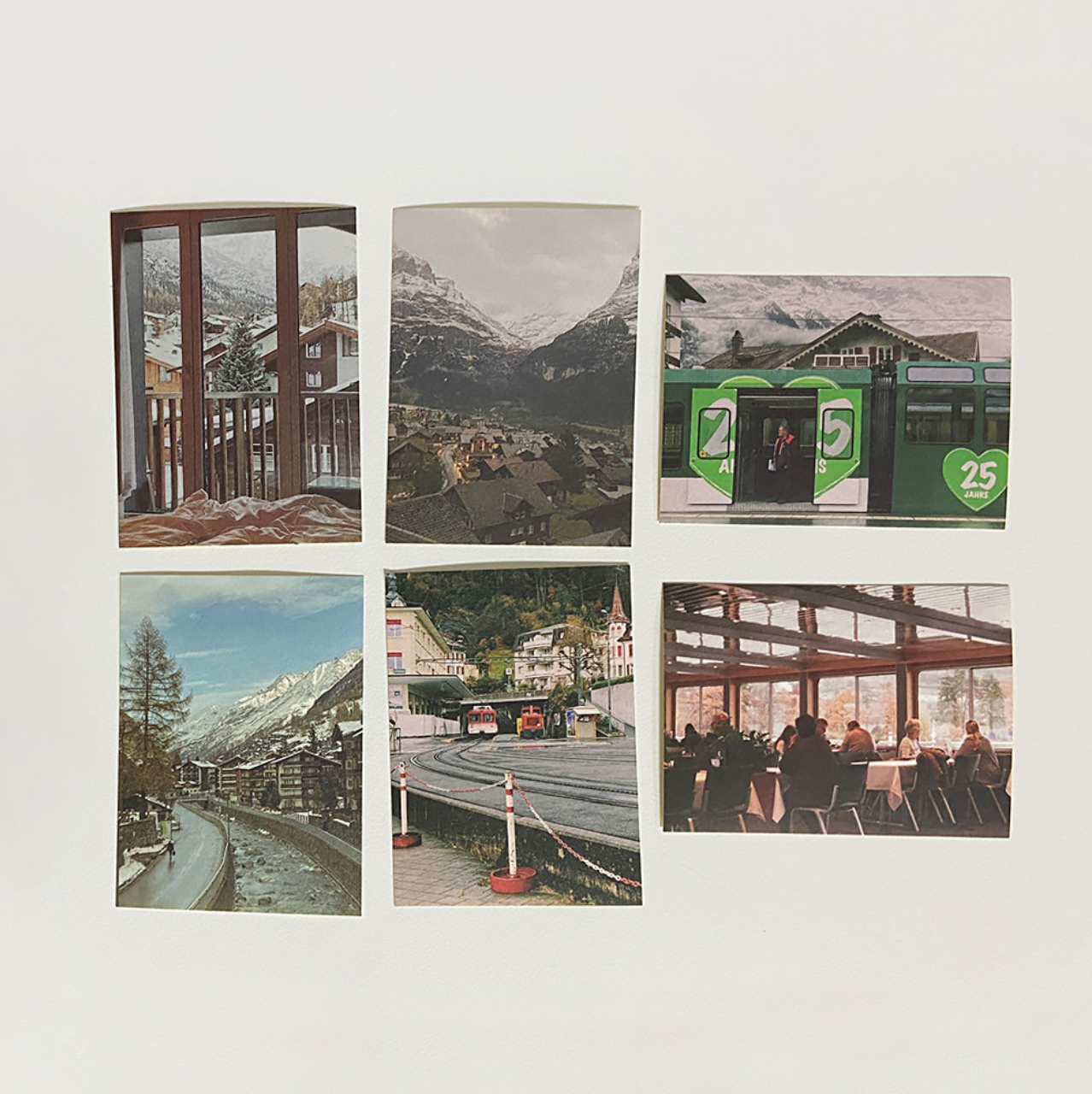 |Notful| Vintage Square Sticker Set (6ea)