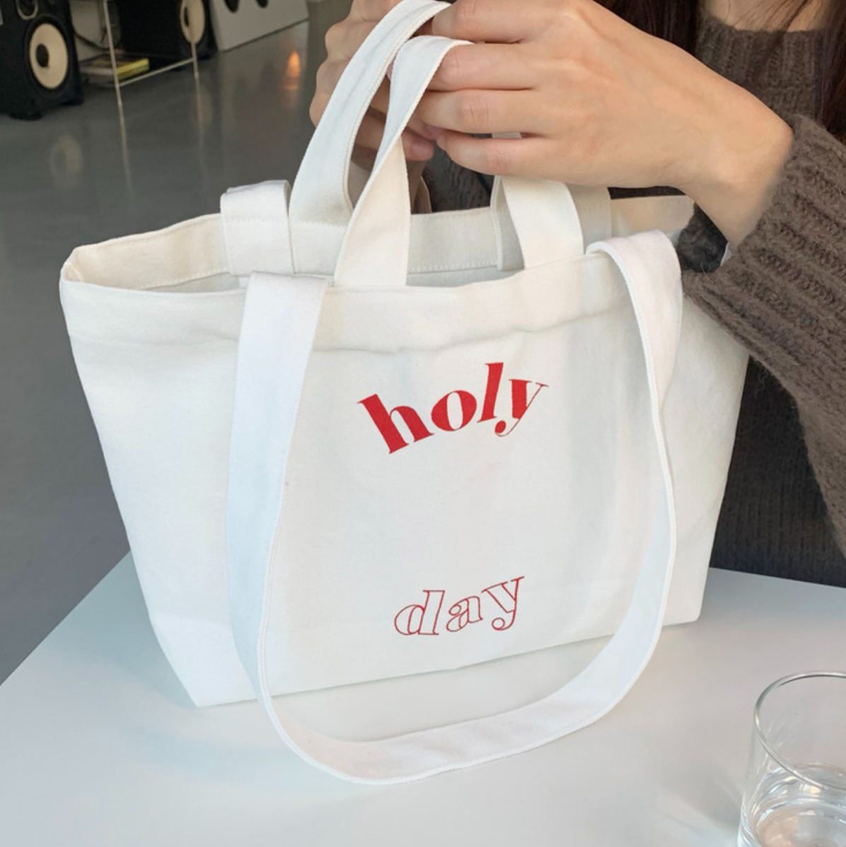 |PPP studio| Holy Day Bag (White)
