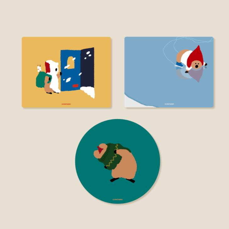 |Dinotaeng| Quokka's Winter Troubles Mousepad