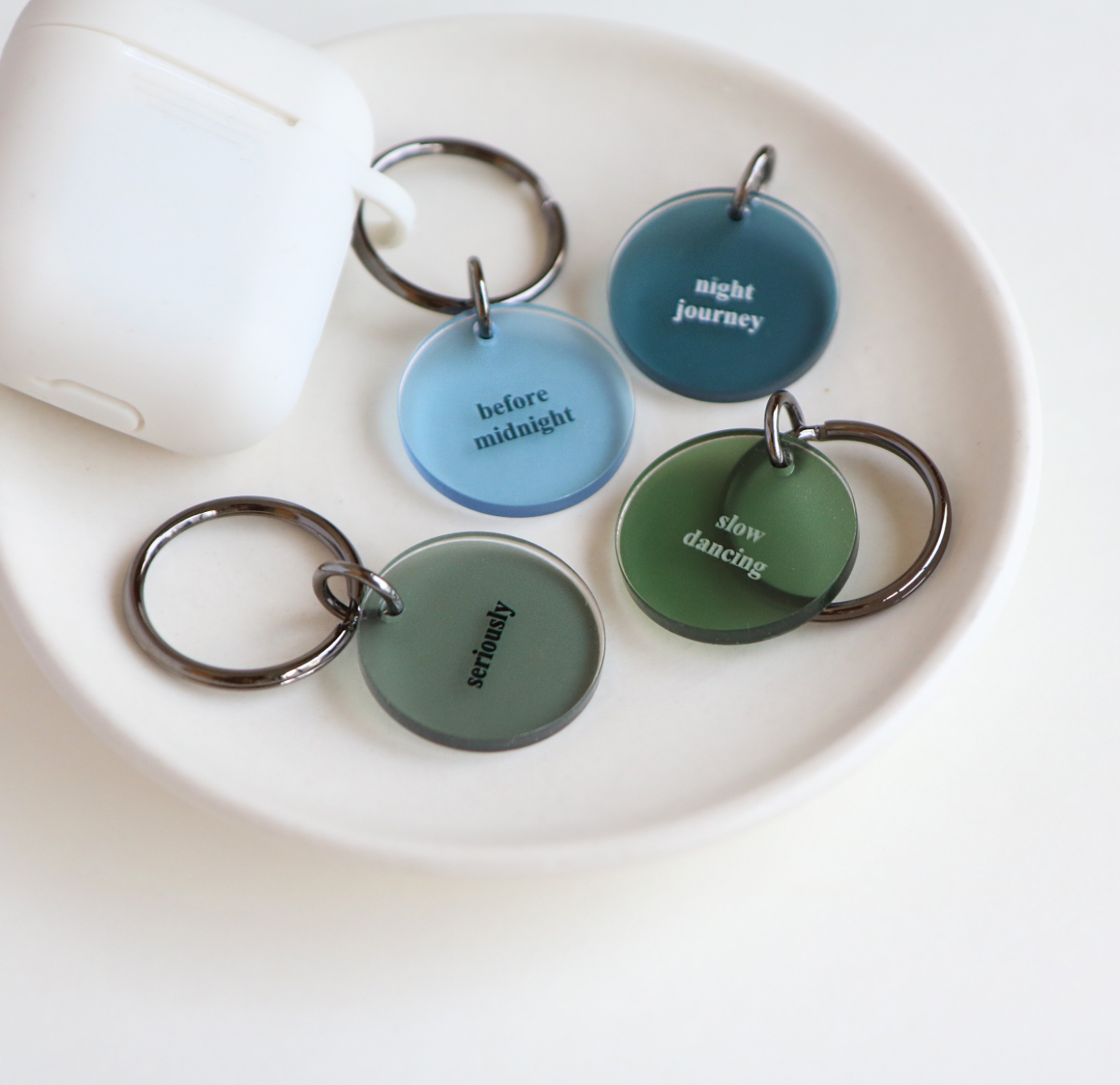 |ALLGRAY| Keyring (Circle)