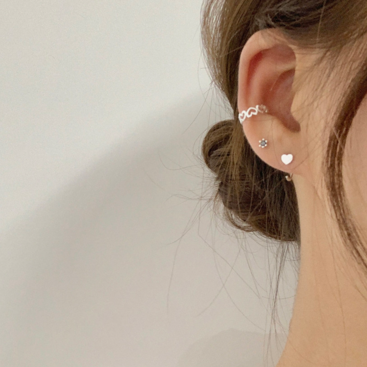 |DUNGEUREON| Doodle Heart Earcuff