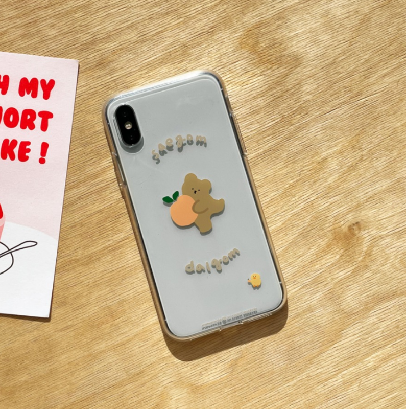 |MOMO CASE| 408 새곰달곰까꿍 Jelly Case