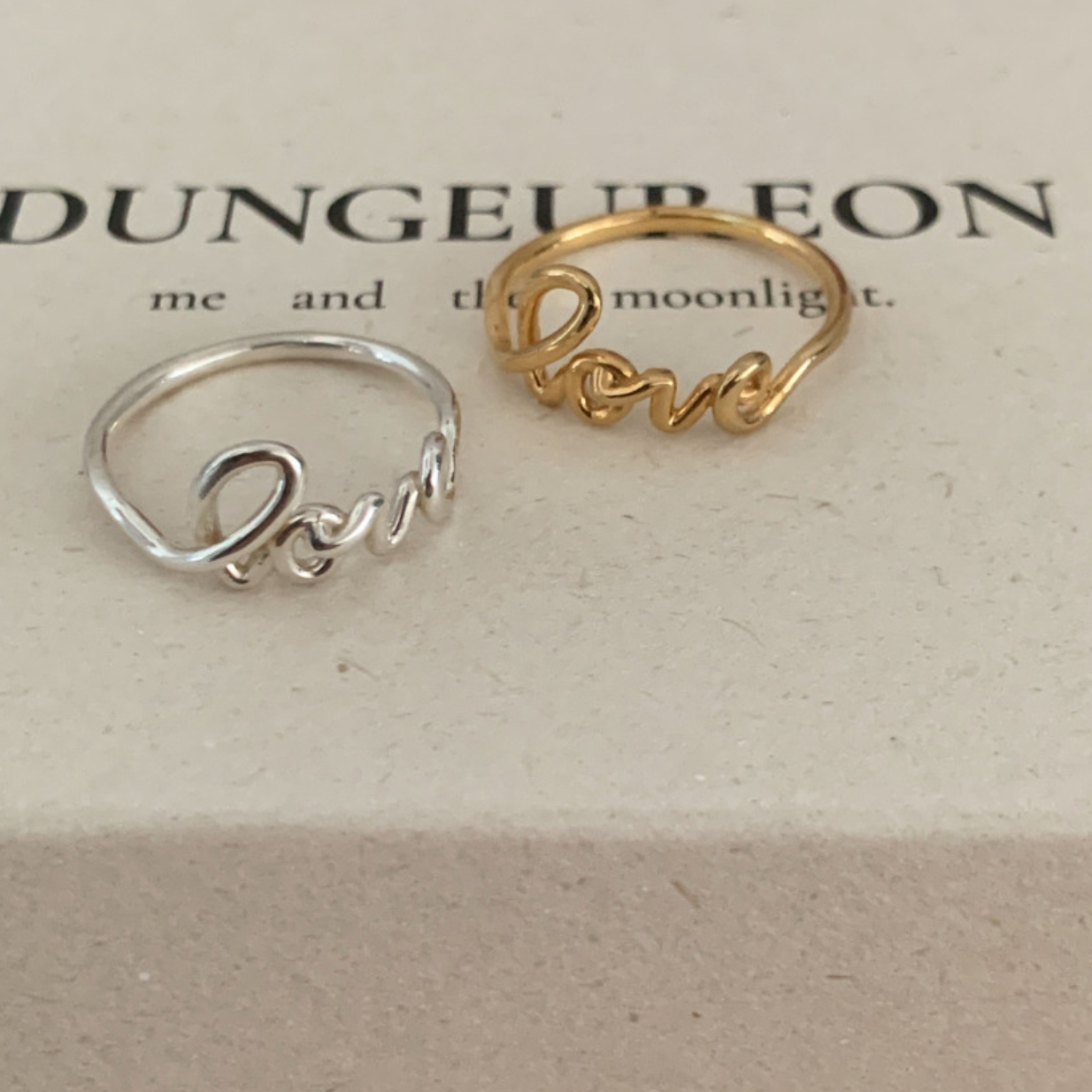 |DUNGEUREON| Love Lettering Ring