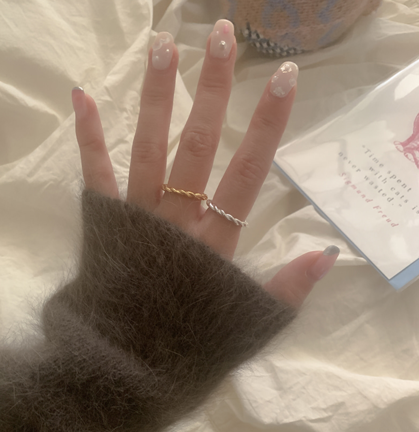 |moat| Simple Twist Ring (silver925)