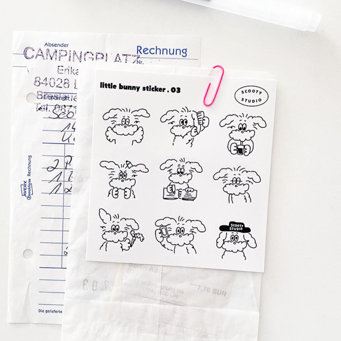 |scooty studio| Little Bunny Sticker 03