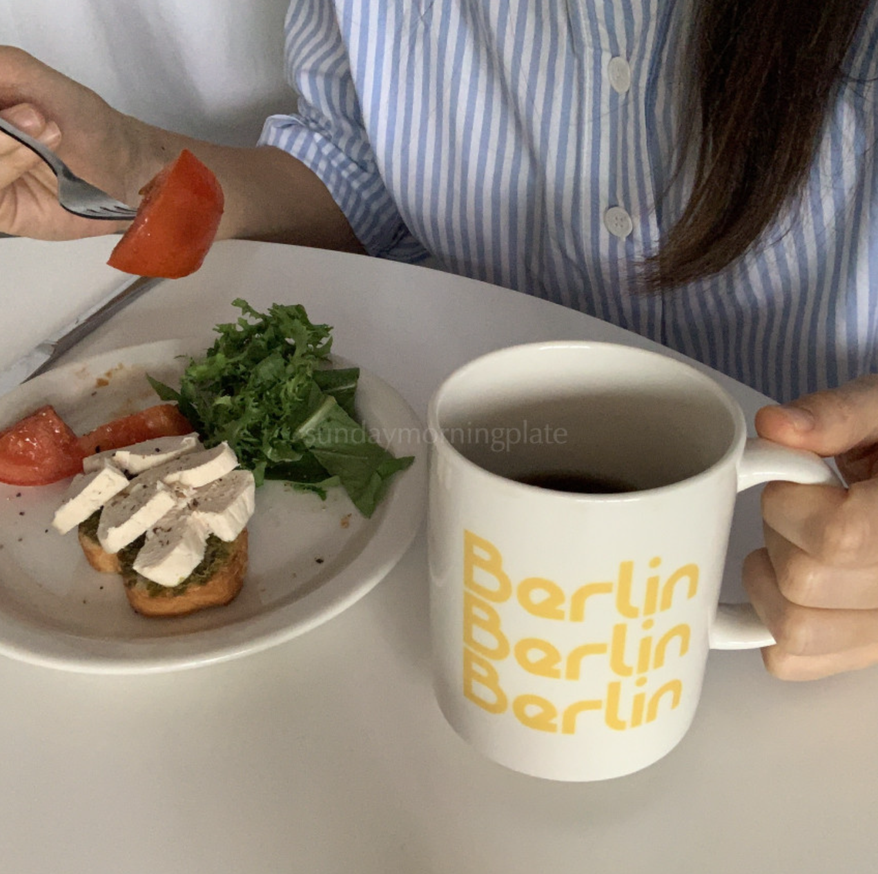|sunday morning plate| City mug 11oz - Berlin