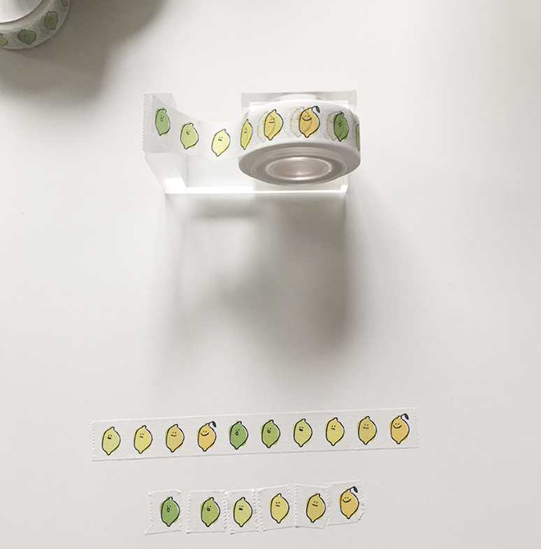 |second morning| Lemon Masking Tape