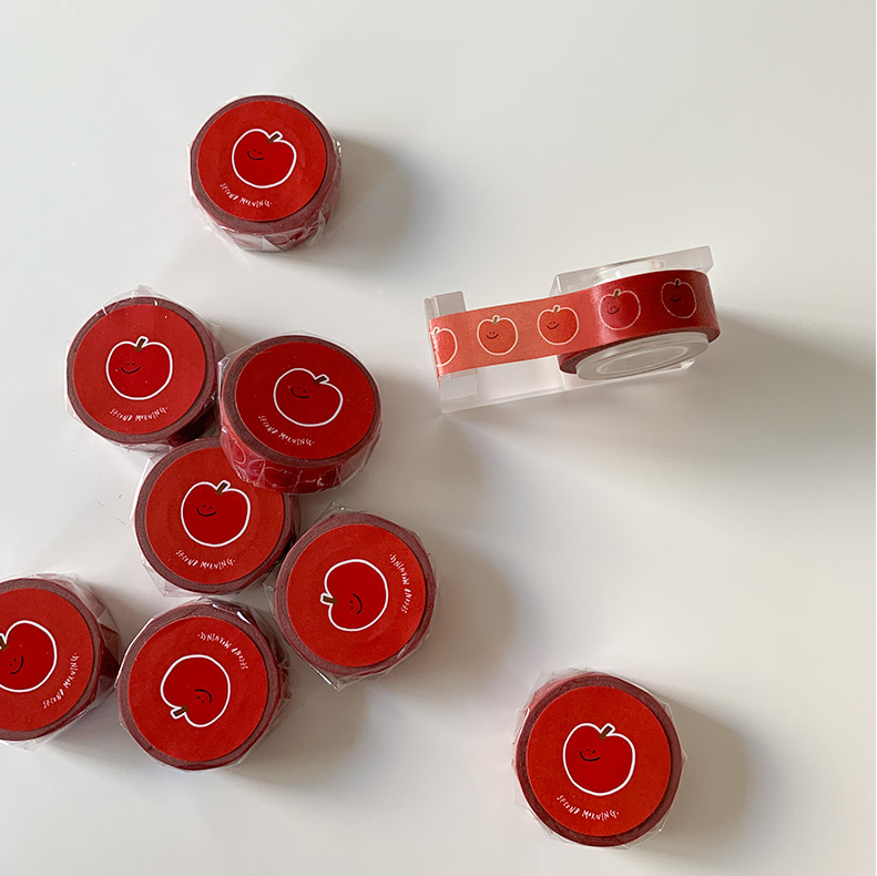 |second morning| Apple Masking Tape