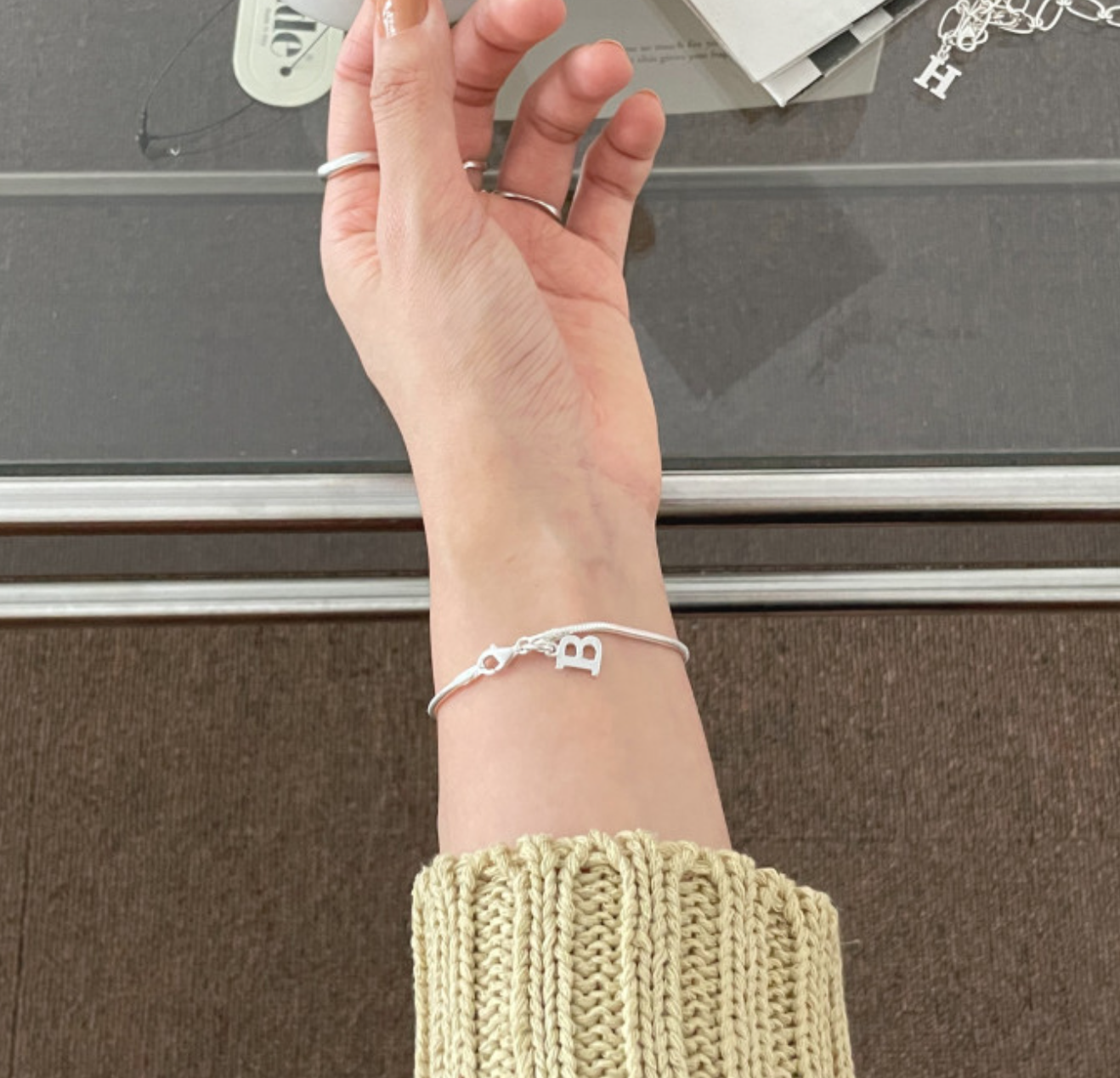|DUNGEUREON| Initial Bracelet