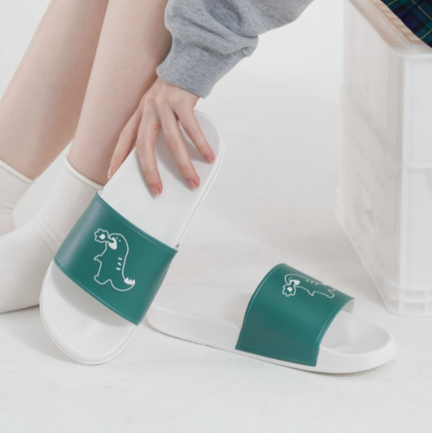 |THENINEMALL| 랩터공룡 Slippers