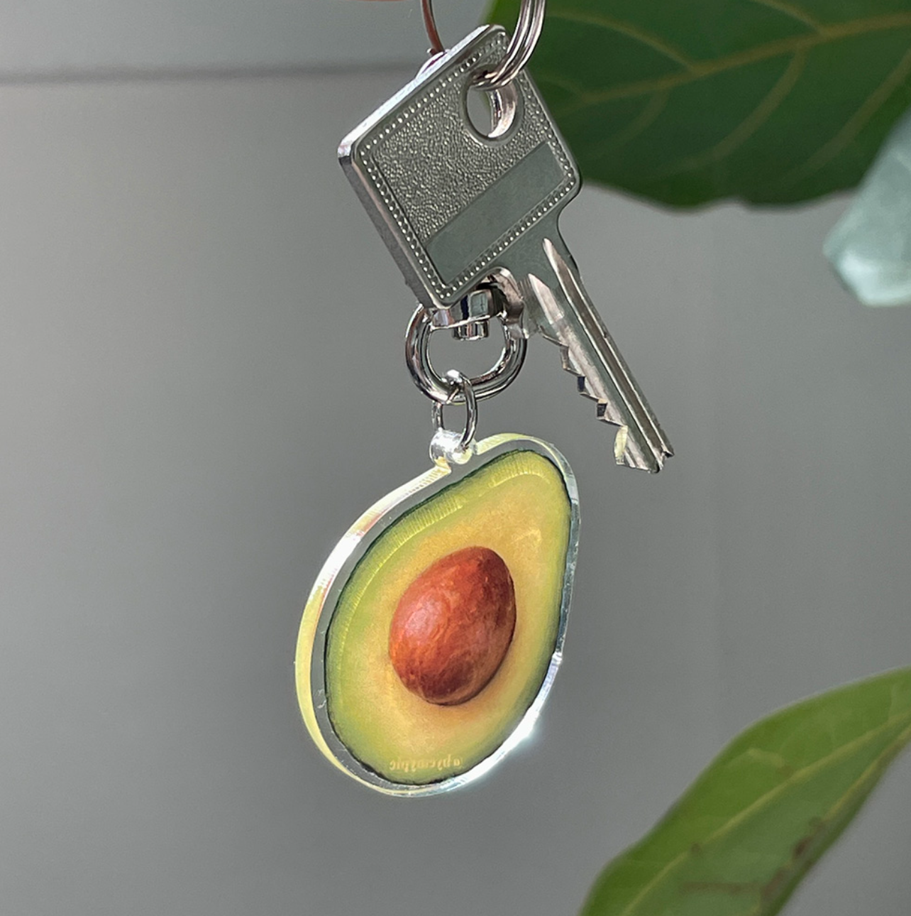 |byemypie| Avocado Keyring