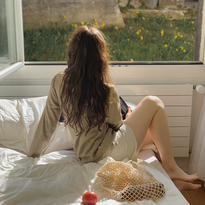 |SLOWAND| Summer Day Loose Fit Knit Top