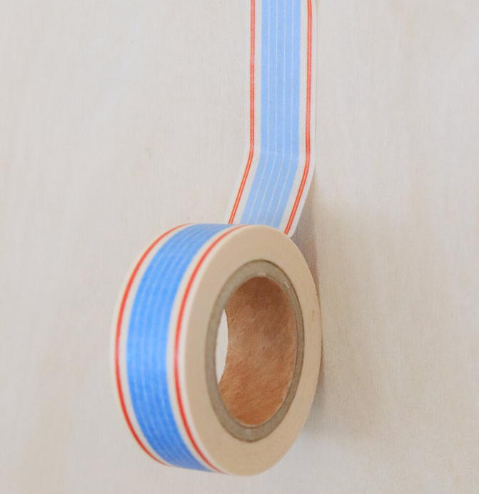 |Malgrecela| Masking tape - French Stripe