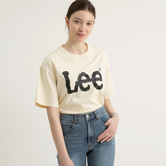 |LEE| Big Twitch Logo T-shirt Yellow