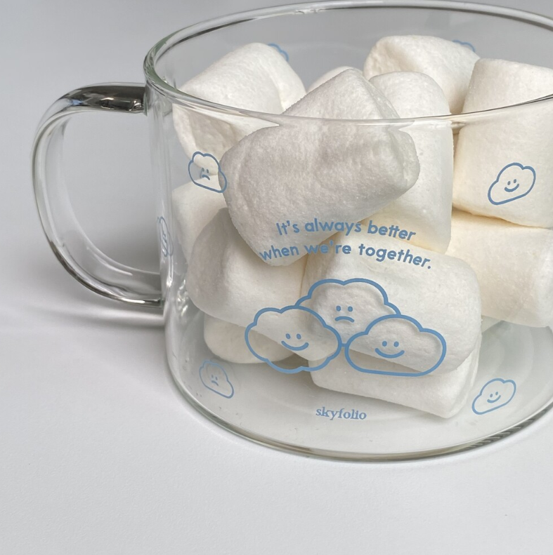 |skyfolio| Cloud Cereal Mug Blue 550ml