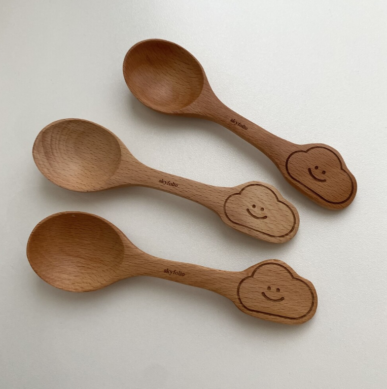 |skyfolio| Cloud Wood Spoon