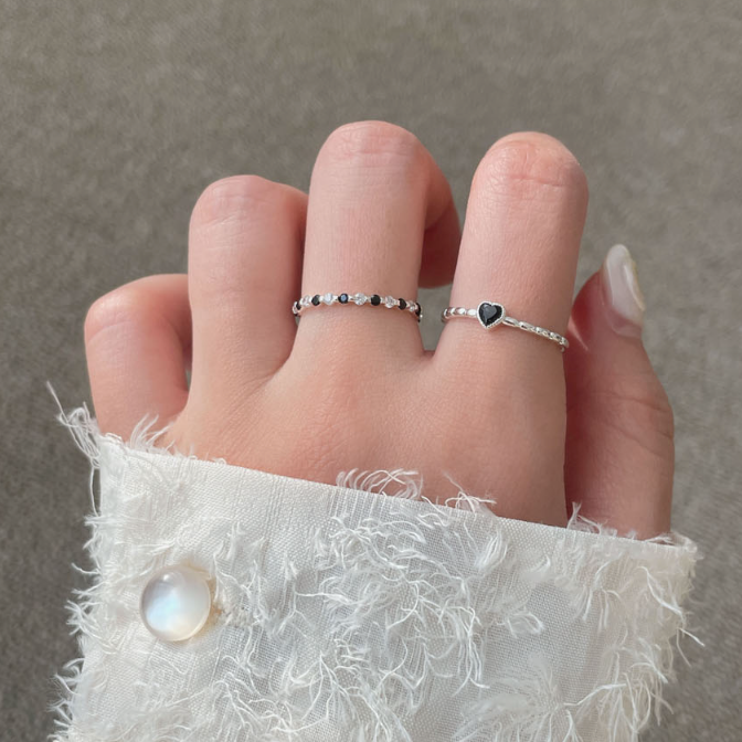 |SOYE PI-NE| Darling Heart Ring Set