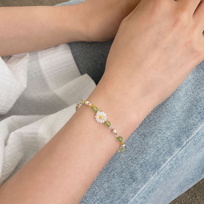 |SOYE PI-NE| Morning Daisy Bead Bracelet