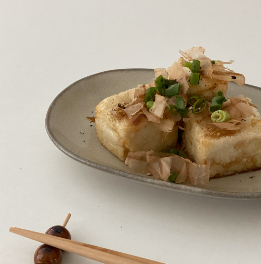|CHOU PLATE| Oatmeal Round Square Plate