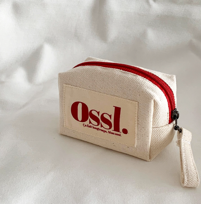 |OSSL| Cherry Zipper Pouch