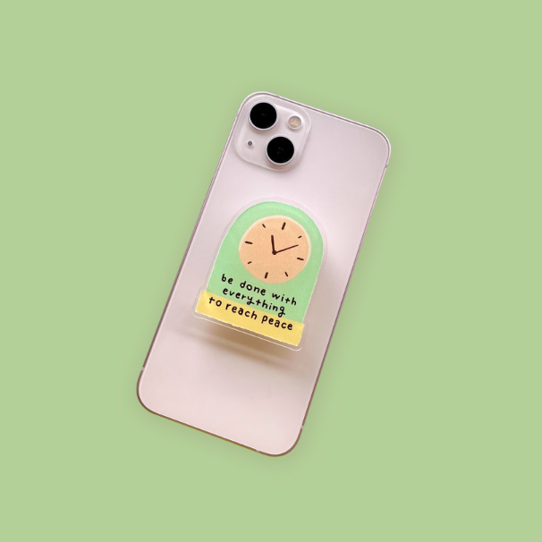 |greenyeveryday| Time Acrylic Grip Tok