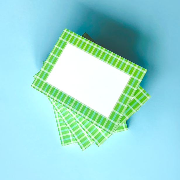 |greenyeveryday| Green Tile Memopad