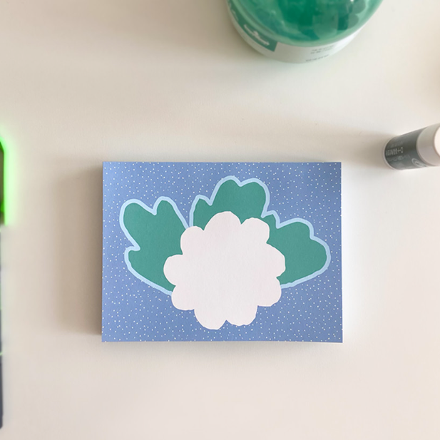 |greenyeveryday| Blueming Memopad