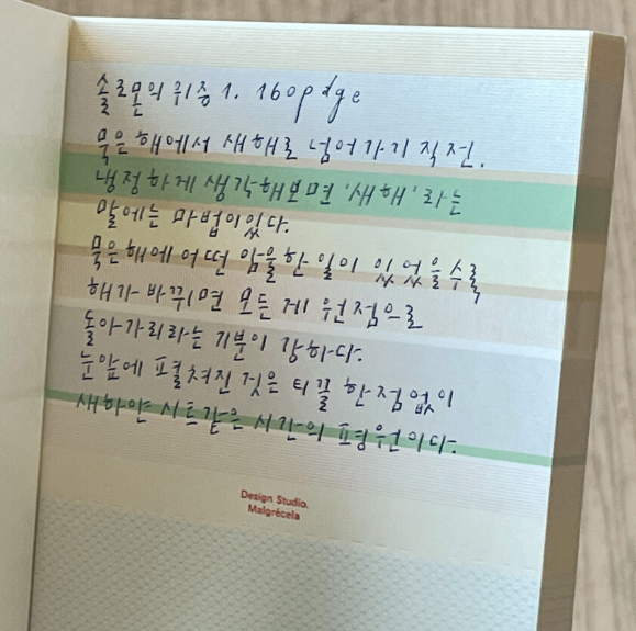 |Malgrecela| Long Memopad - Greenbeige