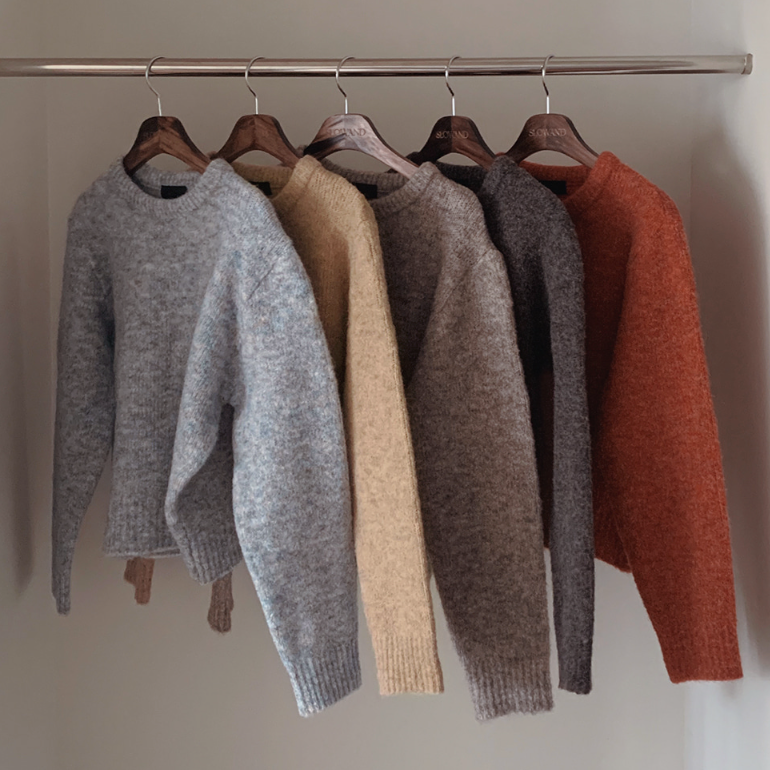 |SLOWAND| Cozy Mixed Tone Vintage Knit