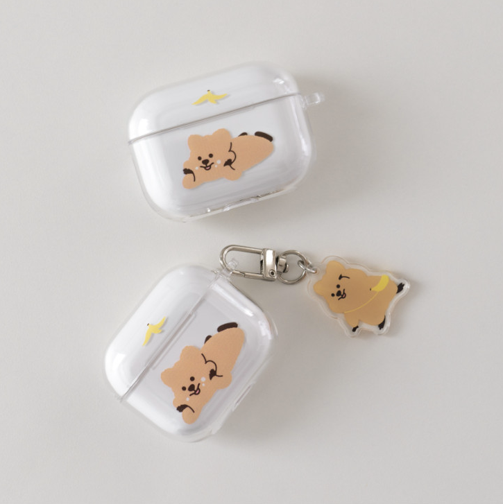 |YOUNG FOREST| Banana Quokka Airpods Case