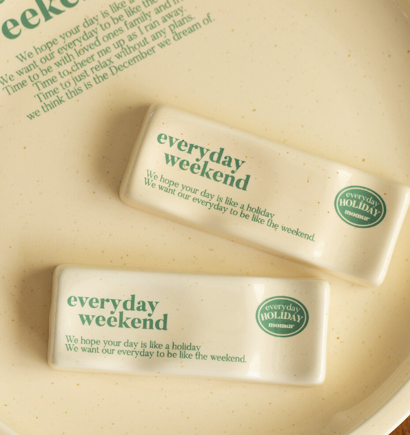 |momur| |weekend 4| Holiday Spoon Holder (Butter Green)