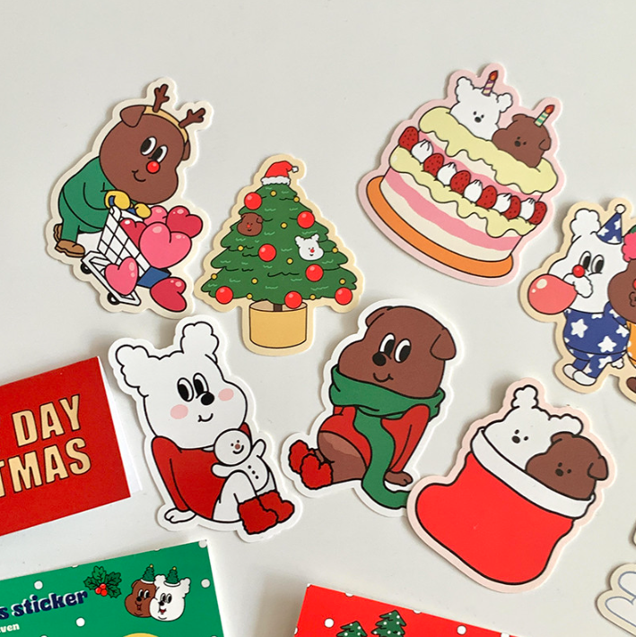 |1107| Christmas Edition Removable Sticker Pack