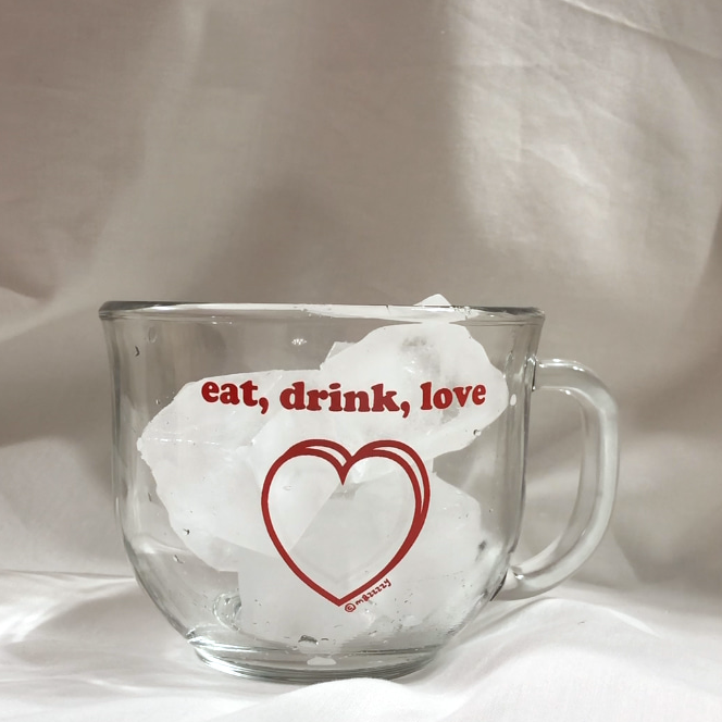 |MAZZZZY| Eat, drink, love Cereal Mug 473ml