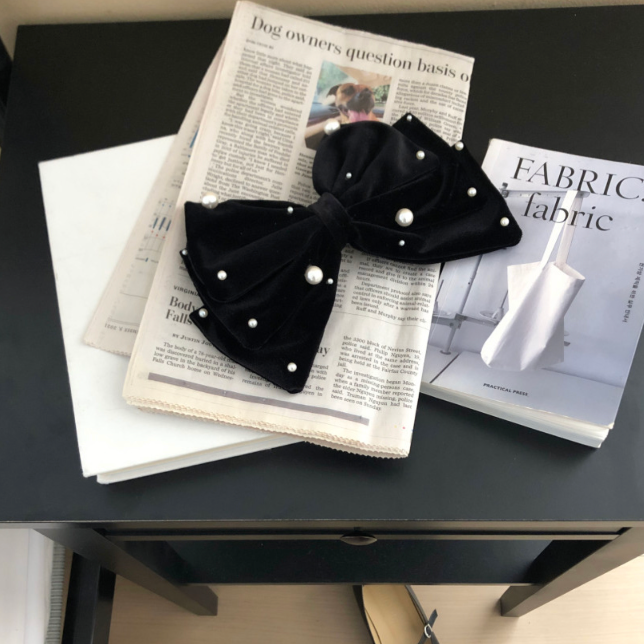 |DUNGEUREON| Pearl Hairpin