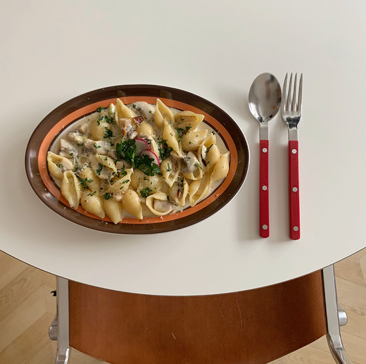 |SINON SHOP| Bistro Oval Plate (Orange)