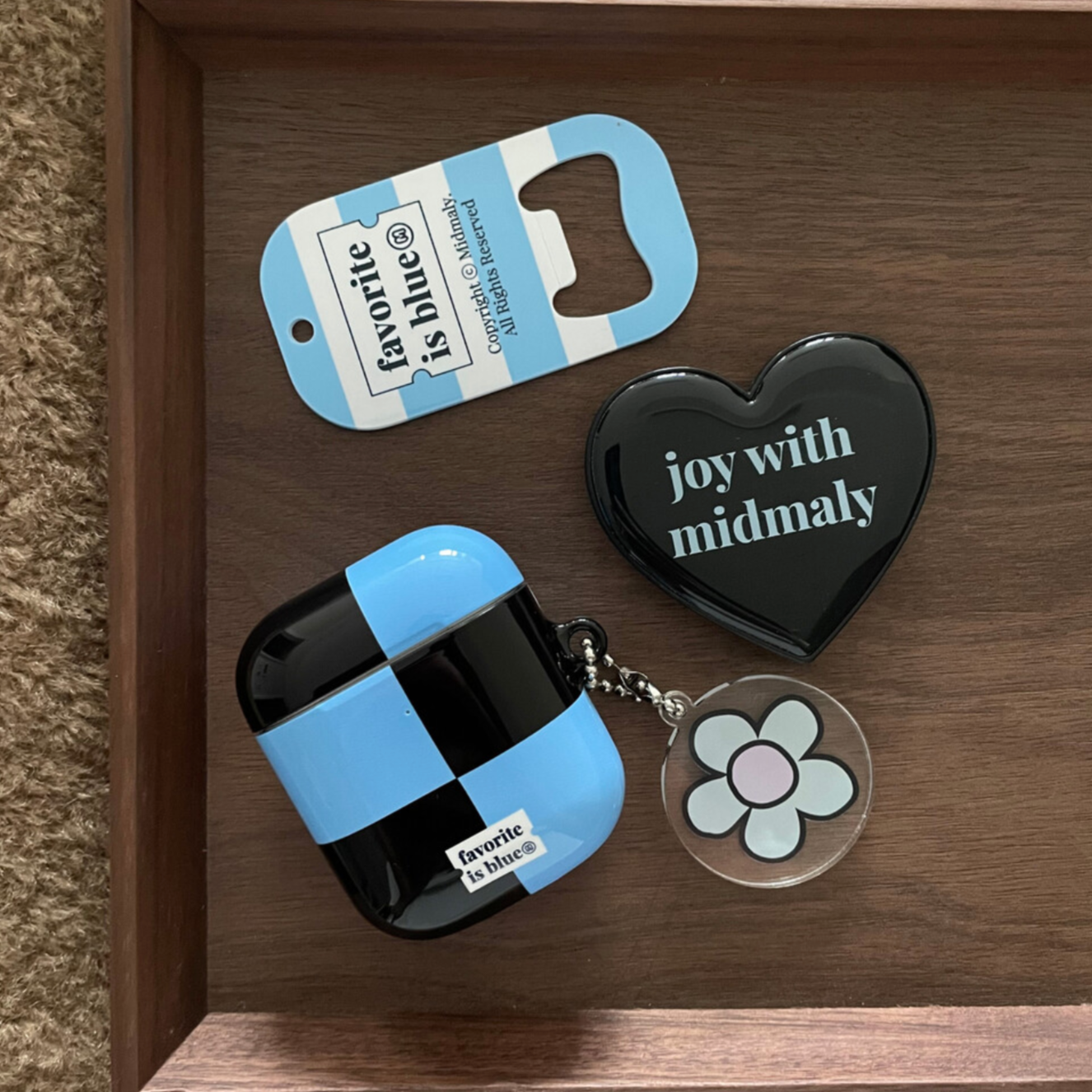 |midmaly| Midnight Airpods Case