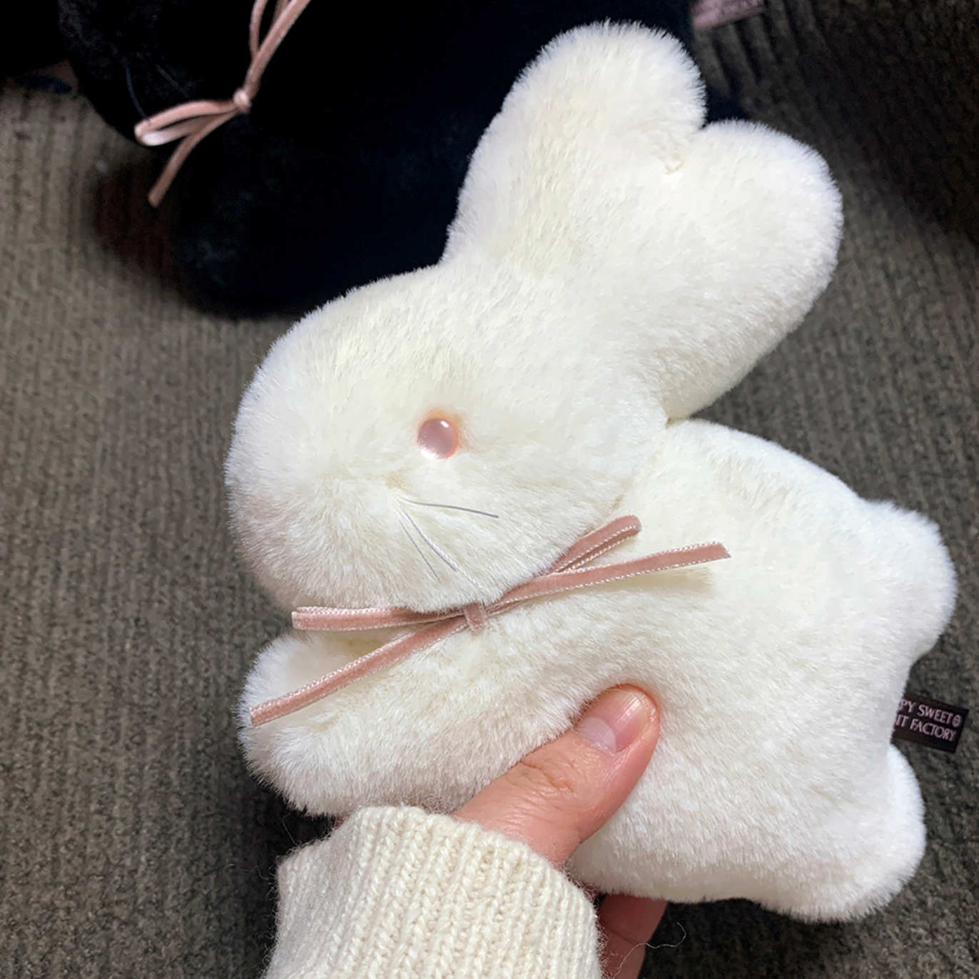 |BBIBIT| Cotton Bunny Popo Handmade Doll (Ivory)