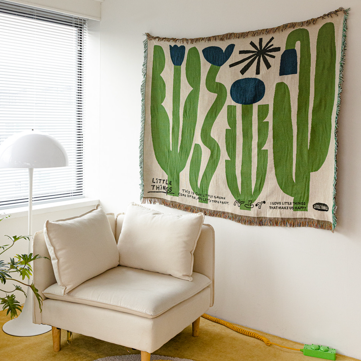 |livework| Woven Blanket (Garden)